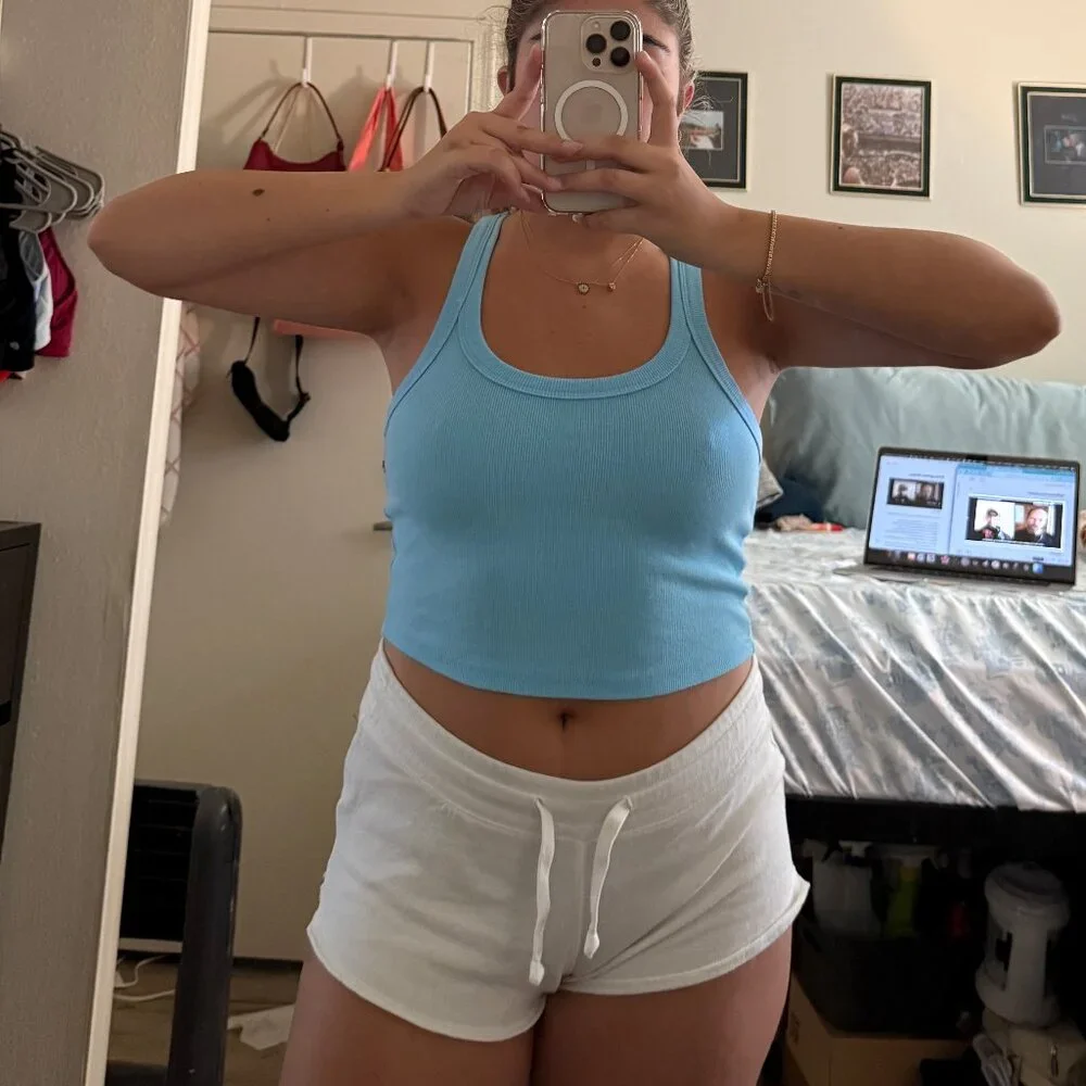 Bozzolo Ribbed Racerback Tank Top - Picture 2 of 6